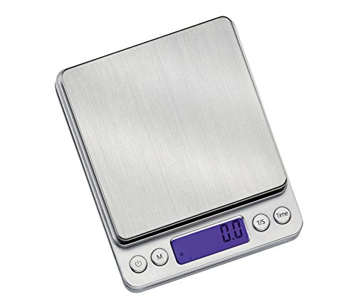 Frieling Zassenhaus Barista Precise Digital Pocket Scale, 4 x 5-Inch, 4-Inch by 5-Inch, Silver