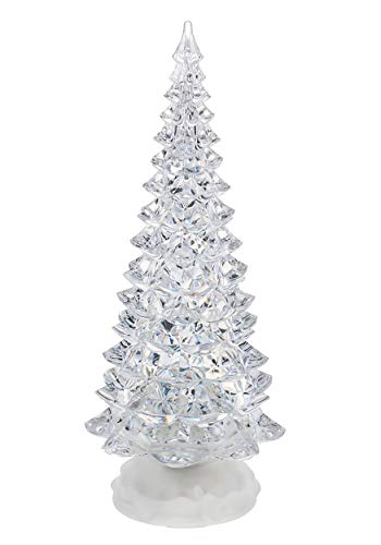 Ganz Large Christmas Light Up Swirling Glitter Tree Decor Standard