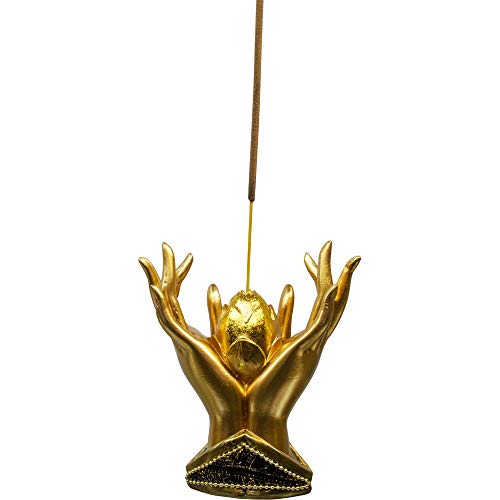 Kheops International Lotus Mudra Hands Incense Holder