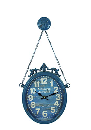 Upper Deck Paris Antique Market Clock Home Decor London England Wall Clocks Antique Style