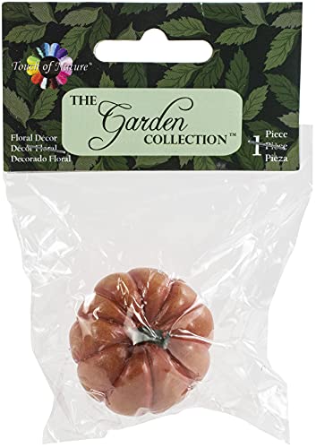 Midwest Design Imports Pumpkin, 1.5" x 1.5" x 1", Orange