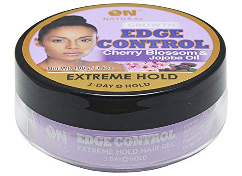 R&R Corp. On Natural Edge Control Extreme Hold-Cherry Blossom and Jojoba Oil 3.4oz