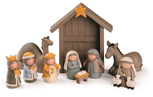 Blossom Bucket 228-13557 Nativity Tabletop Scene, Set of 10