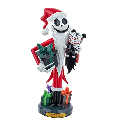 Kurt Adler Disney Nightmare Before Christmas Jack with Vampire Nutcracker, 10-Inch, Multi-Colored