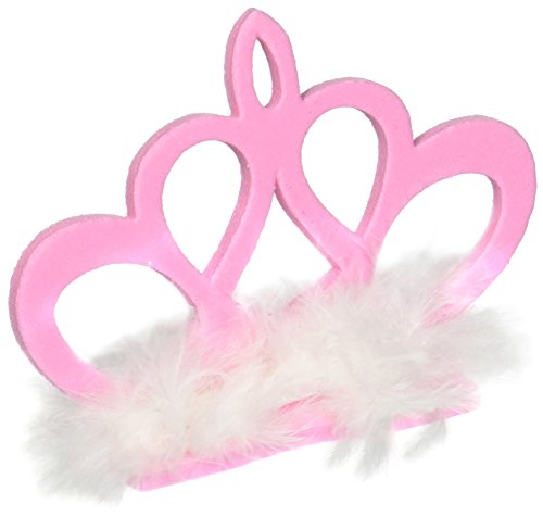 Beistle Pink Crown Hair Clip Party Accessory (1 count) (1/Pkg)