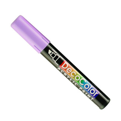 Uchida Marvy Deco Color Chisel Tip Acrylic Paint Marker Art Supplies, Wisteria