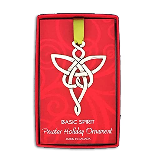 Basic Spirit Handcrafted Christmas Ornament - Celtic Angel - Home D‚àö¬©cor, for Tree Decoration
