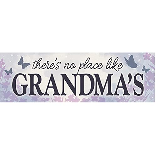 Carson Home 24305 No Place Like Grandma's Message Bar, 8.5-inch Width, Wood