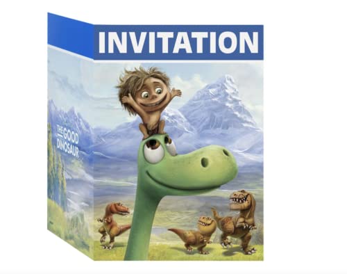 Unique Industries Unique Disney The Good Dinosaur Party Invitations, 8 Ct.