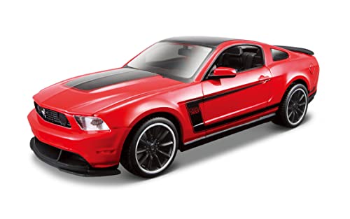 Maisto 1:24 Scale Assembly Line 2012 Ford Mustang Boss 302 Diecast Model Kit (Colors May Vary)