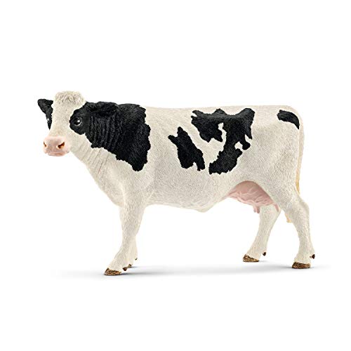 EE Distribution SCHLEICH Farm World, Animal Figurine, Farm Toys for Boys and Girls 3-8 Years Old, Holstein Cow