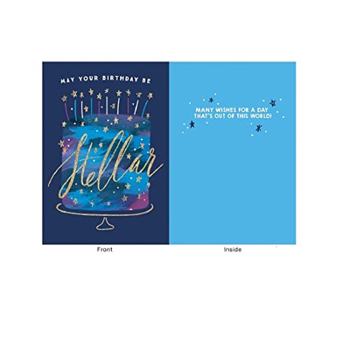 Design Design Stellar Cake Birthday Card - General