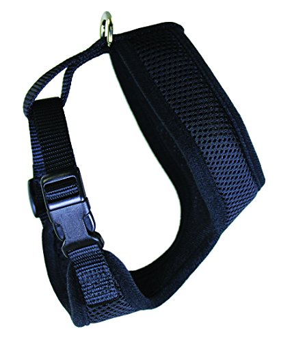 OmniPet BreezyMesh Dog Harness, Large, Black