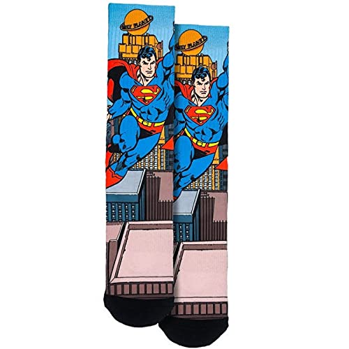 Spoontiques Fun Crew Socks, One Size Fits Most - Superman