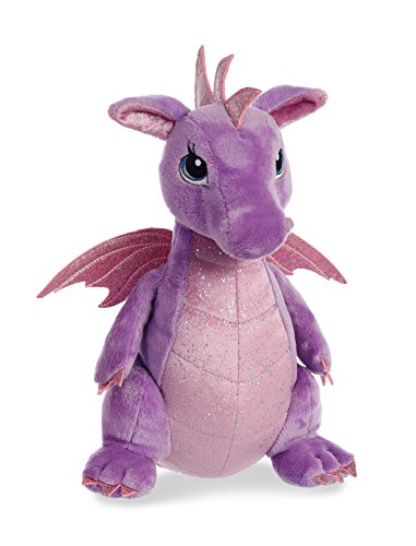 Larkspur Dragon 12 Inch (Sparkle Tales) Stuffed Animal by Aurora Plush (30837)