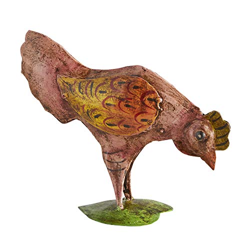 Creative Brands 47th & Main Figurine Tabletop D√©cor, 5.11" Tall, Distressed Hen