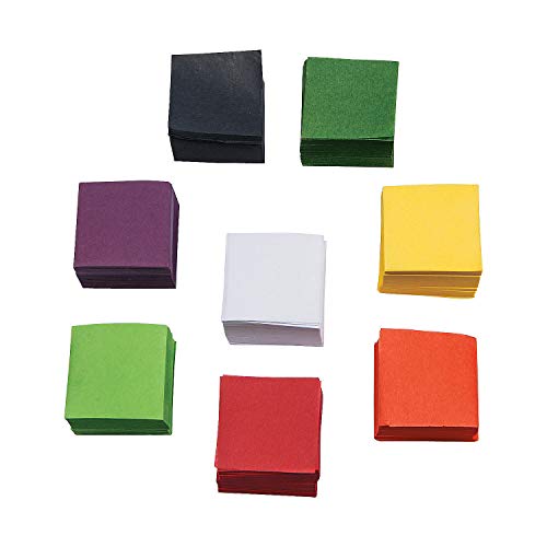 Fun Express Mini Fall Tissue Paper Squares - Crafts for Kids and Fun Home Activities