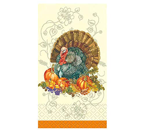 Unique Industries Unique 72840 Traditional Thanksgiving | Paper | Guest Towels 7.75" x 4.5" | 16ct