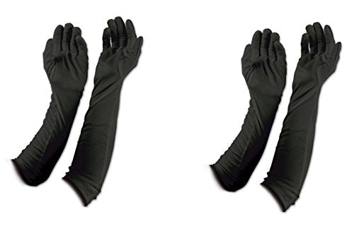 Beistle , 2 Pairs Evening Gloves, One Size Fits Most (Black)