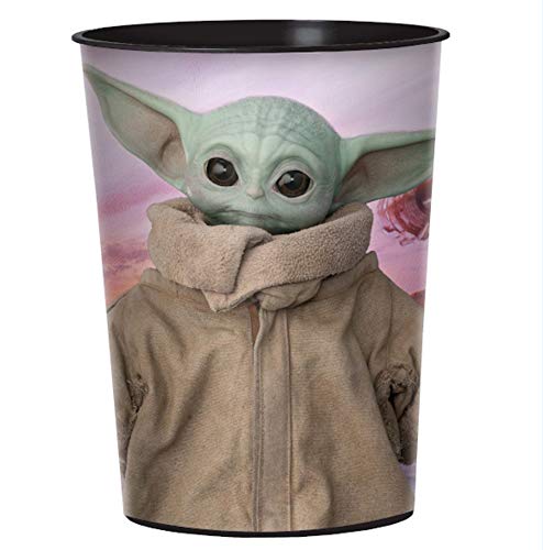 Amscan The Mandalorian Plastic Favor Cup - 16 oz. | Multicolor | 1 Pc.