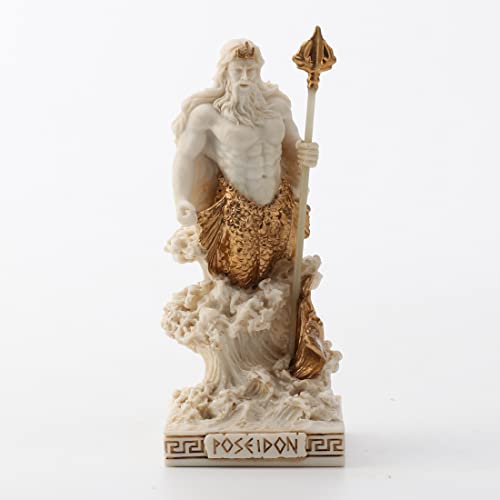 Unicorn Studio Veronese Design Poseidon God of The Sea Miniature Figurine