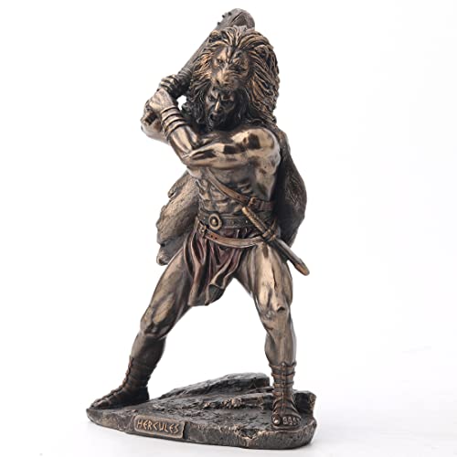 Unicorn Studio Veronese Design 10 Inch The Triumph of Hercules Polystone Statue Bronze Finish