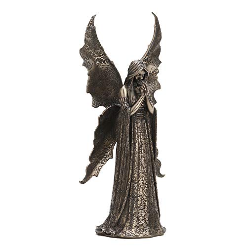 Veronese Design 14 1/8" Tall Cold Cast Resin Antique Bronze Finish Only Love Remains by Anne Stokes Designer Figurine Statue