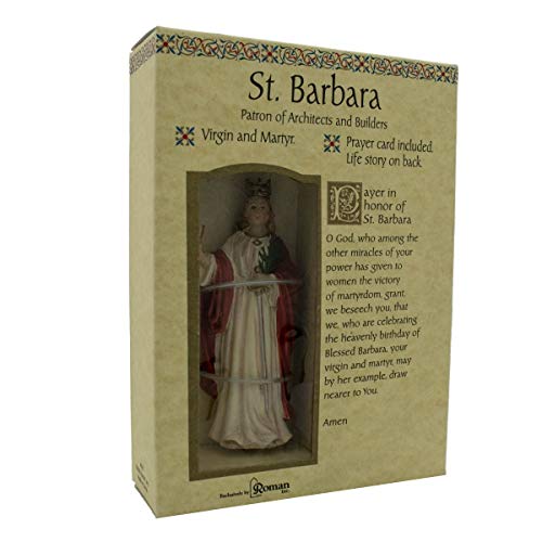 Church Supply Warehouse Roman Patrons & Protectors St. Barbara Saint Catholic Confirmation Santo