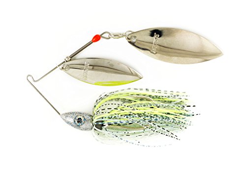 Nichols Lures 899-12 Pulsator 800 Series Spinnerbait, 1/2oz, Bombshell Shad