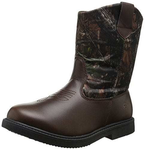 Northside USA boys Partner - hiking shoes, Brown Camo, 4 Big Kid US