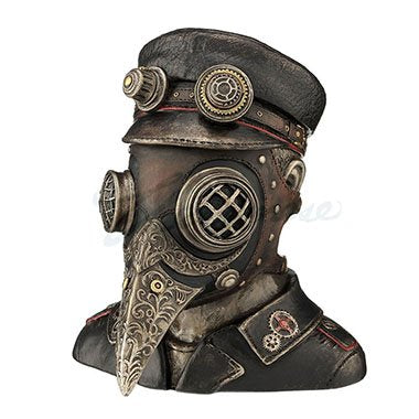 Unicorn Studios WU76839A4 Steampunk Plague Doctor Antique - Bronze