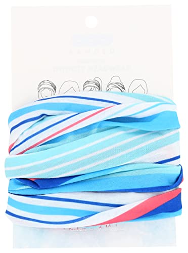 Banded Colorful Stripe Infinity Headwrap, 1 EA