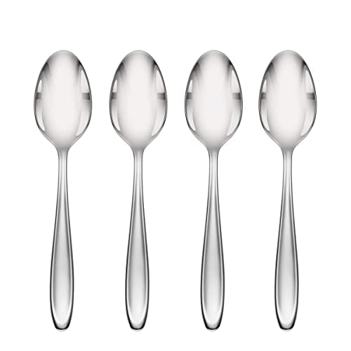 Lenox Cantera Dinner Spoons, Set of 4, 0.44, Metallic