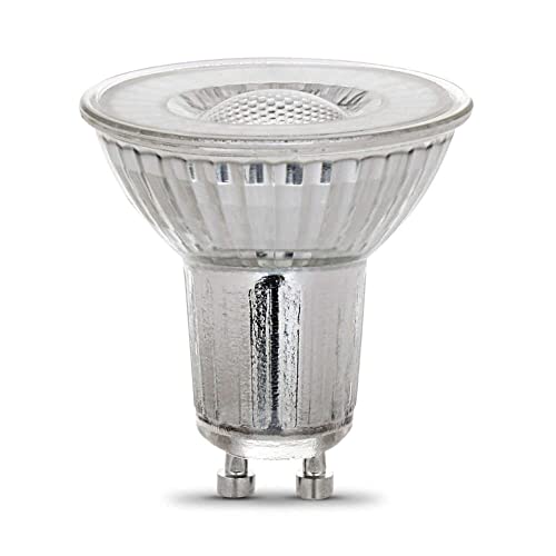 FEIT ELECTRIC BPMR16GU10500930CA/3, 6W, MR16 Dimmable LED Bulb, 3 Count (Pack of 1)