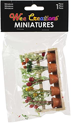 Midwest Design Touch of Nature Miniature Box with Wild Flowers 3.25" 1pc