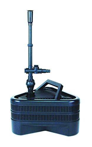Lifegard Aquatics R442001 One Pond Filter System with Built-in UV, Pump and Fountain Jet, Multicolour