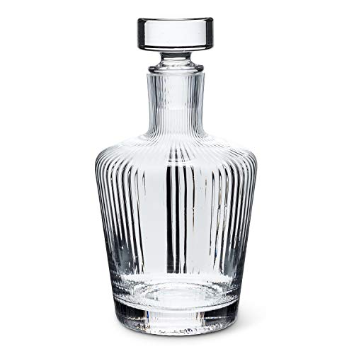 Abbott Collection  27-Court-DEC Tight Optic Liquor Decanter, Clear