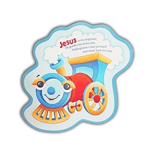 Cathedral Art Abbey Gift Jesus Is My Engineer Train Wall Plaque