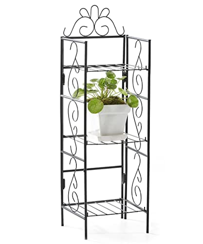 Giftcraft 3-Tier Shelf Stand, Black