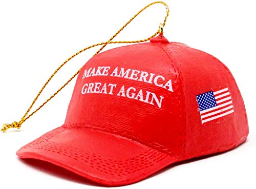 Kurt Adler KSA Donald Trump "Make America Great Again" Red Cap Ornament