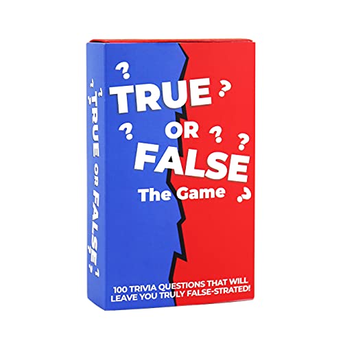 Gift Republic True Or False Trivia 100 Questions Card Game