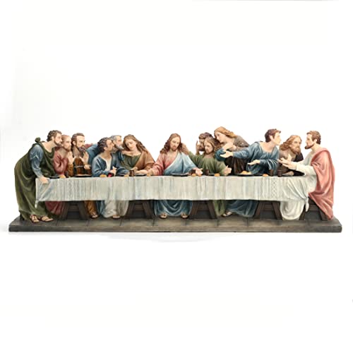 28.75 Inch The Last Supper Display by Leonardo Da Vinci - Light Color