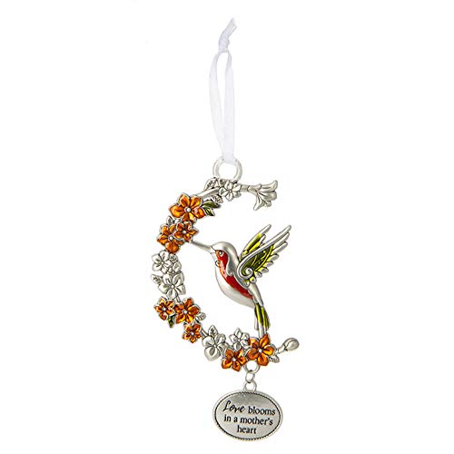 Ganz ER67292 Ornament, 3-inch Height, Metal and Zinc (Love Blooms in a Mother&