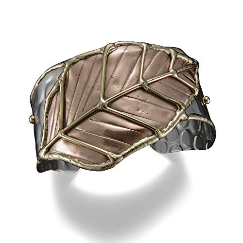 ANJU JEWELRY Janya Collection Mixed Metal Cuff Bracelet