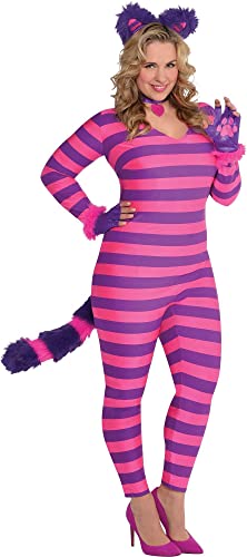 Amscan 846518 Adult Costume Lady Cheshire 1 Ct | Large (10-12) Multicolor