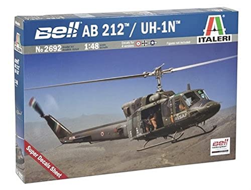 MRC Italeri 1:48 Ab 212 Uh-1n Helicopter Model Kit