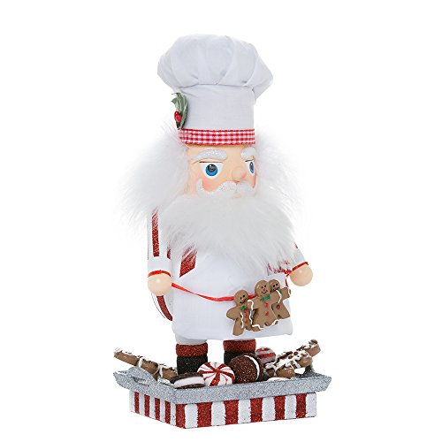 Kurt Adler Hollywood Santa Gingerbread Chef Nutcracker, 12-Inch