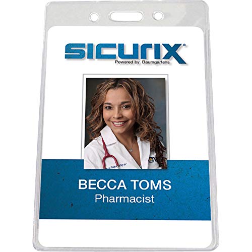 Baumgartens SICURIX Vertical ID Badge Holder