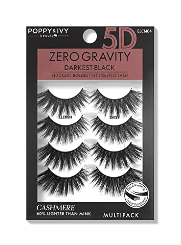 Absolute New York Poppy & Ivy Cashmere Zero Gravity Lashes Multipack (Daisy)