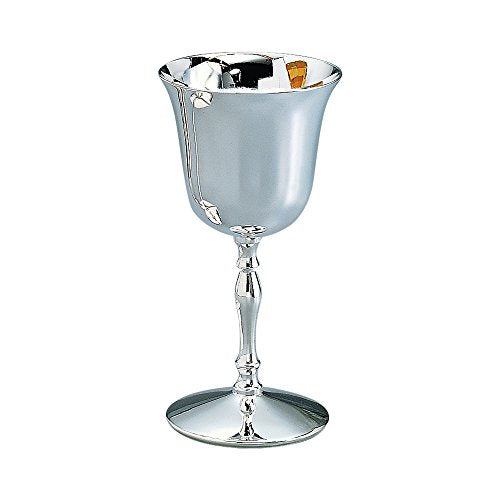 Creative Gifts 10 Ounce Water Goblet - Nickel Plated